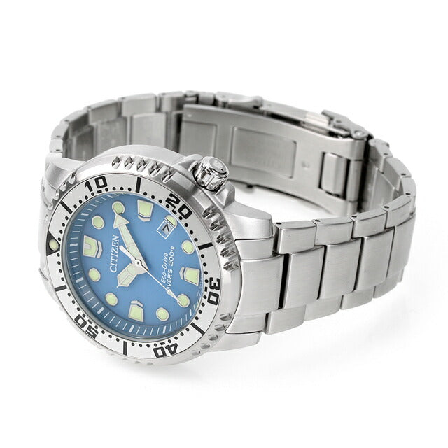 シチズン プロマスター ダイバー200m エコドライブ ソーラー腕時計 ブランド メンズ ソーラー CITIZEN BN0165-55L アイスブルー BN0165-55L