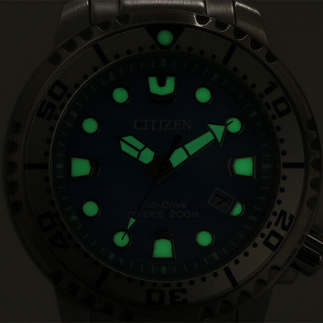 シチズン プロマスター ダイバー200m エコドライブ ソーラー腕時計 ブランド メンズ ソーラー CITIZEN BN0165-55L アイスブルー BN0165-55L