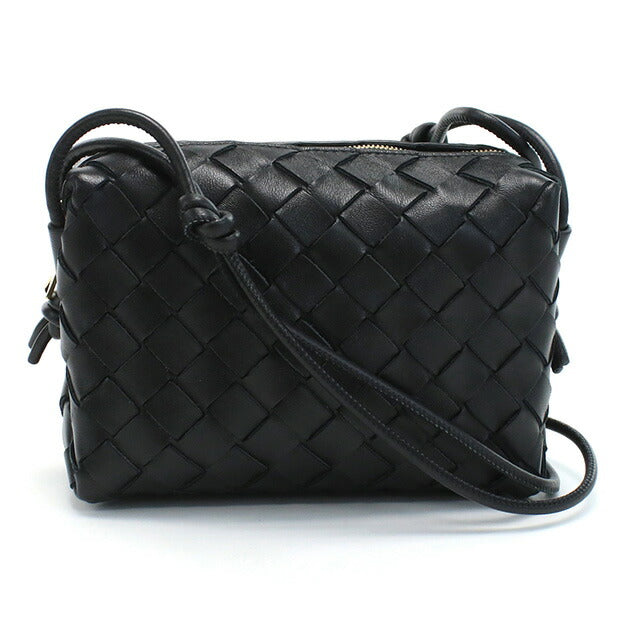 ボッテガ・ヴェネタ 斜め掛け ショルダーバッグ レディース ブランド BOTTEGA VENETA イタリア 680254 ブラック バッグ BOT680254011