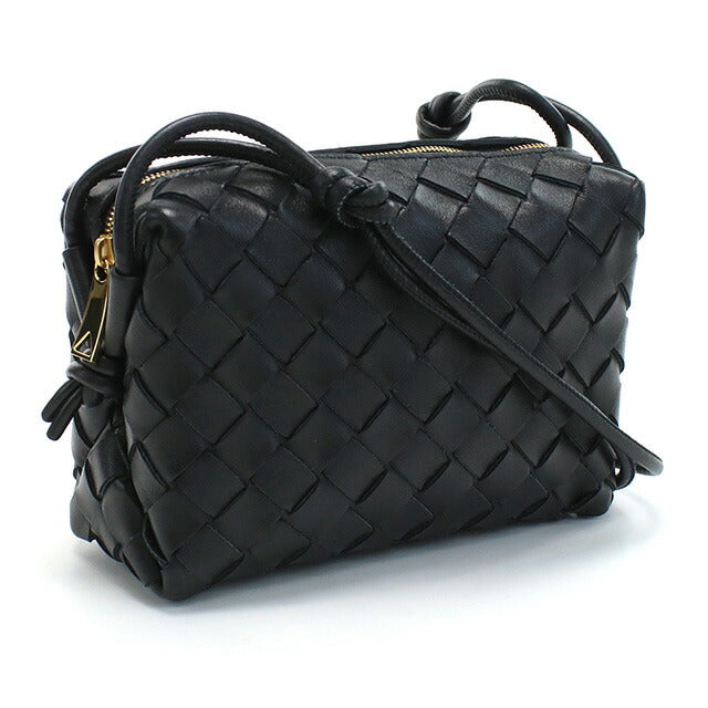 ボッテガ・ヴェネタ 斜め掛け ショルダーバッグ レディース ブランド BOTTEGA VENETA イタリア 680254 ブラック バッグ BOT680254011