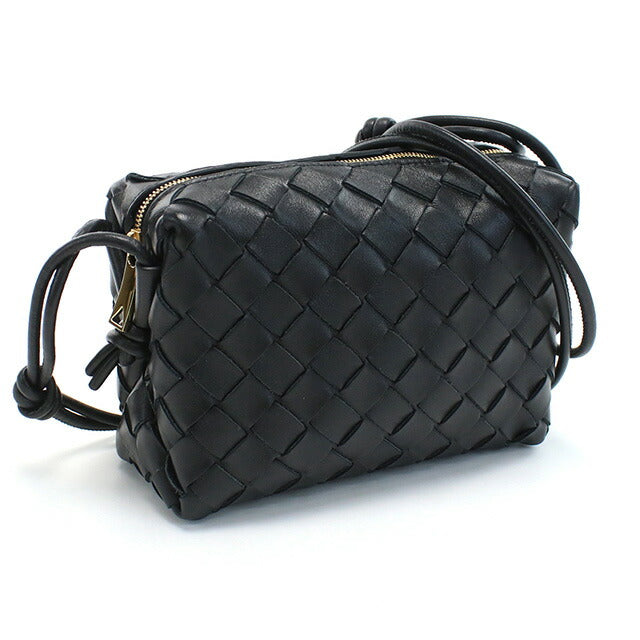 ボッテガ・ヴェネタ 斜め掛け ショルダーバッグ レディース ブランド BOTTEGA VENETA イタリア 680254 ブラック バッグ BOT680254011