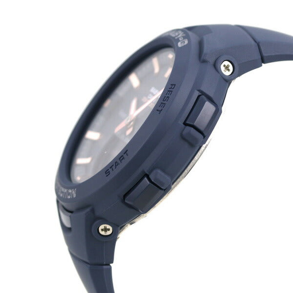 ベビーg ベビージー baby-g レディース 腕時計 ブランド BSA-B100 ランニング ジョギング 歩数計 Bluetooth BSA-B100-2ADR カシオ ネイビー BSA-B100-2ADR