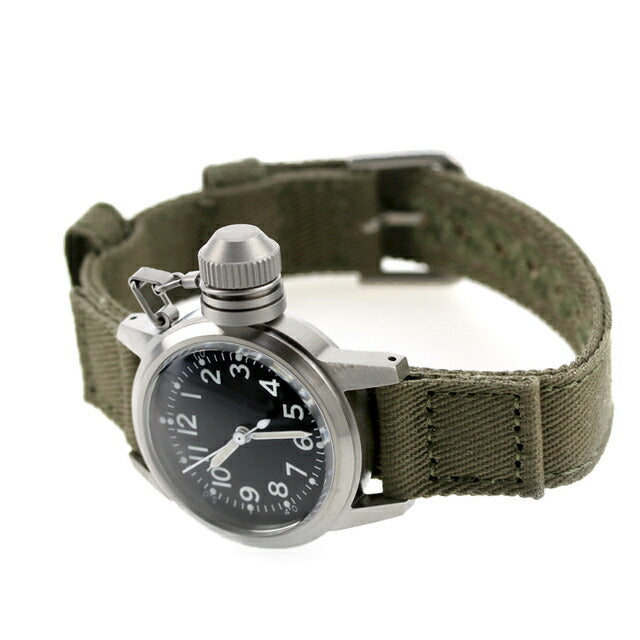モントルロロイ ミリタリーウォッチ クオーツ 腕時計 ブランド メンズ レディース M.R.M.W. Buships watch アナログ ブラック カーキ 黒 BSPS-E1-FAB-GR