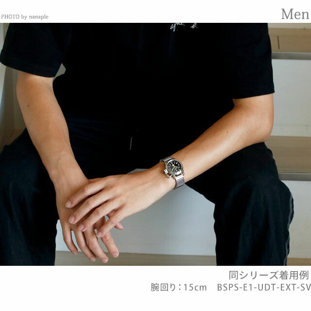 モントルロロイ ミリタリーウォッチ クオーツ 腕時計 ブランド メンズ レディース M.R.M.W. Buships UDT Pointer アナログ ブラック 黒 日本製 BSPS-E1-UDT-EXT-SV