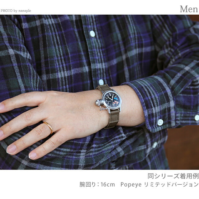 モントルロロイ ミリタリーウォッチ クオーツ 腕時計 ブランド メンズ レディース M.R.M.W. Buships watch アナログ ブラック カーキ 黒 BSPS-E1-FAB-GR