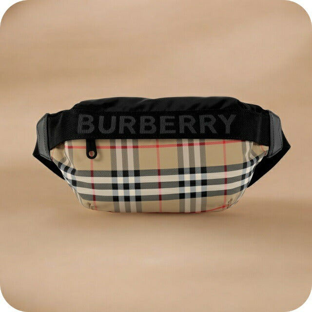 バ−バリ− ボディバッグ レディース ブランド BURBERRY 8026557 ベージュ BU-8026557
