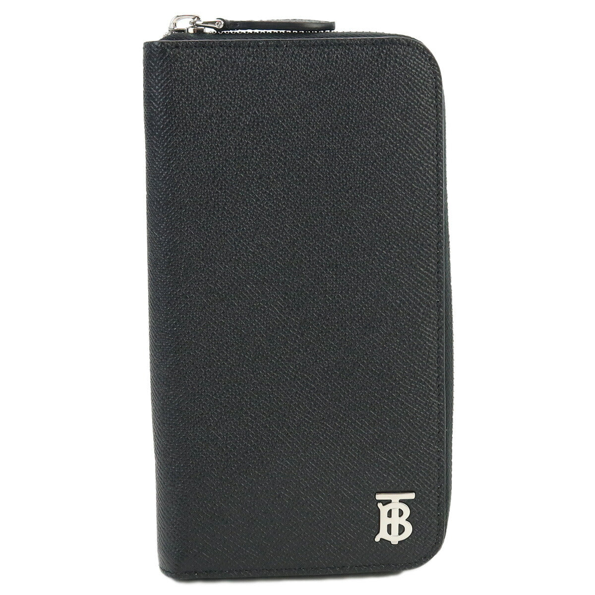 バーバリー 長財布ラウンドファスナー メンズ レザー イタリア 8062696 BLACK ブラック 財布 BUR8062696011
