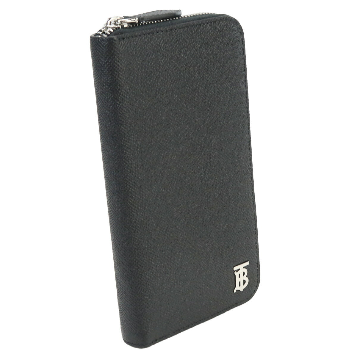 バーバリー 長財布ラウンドファスナー メンズ レザー イタリア 8062696 BLACK ブラック 財布 BUR8062696011