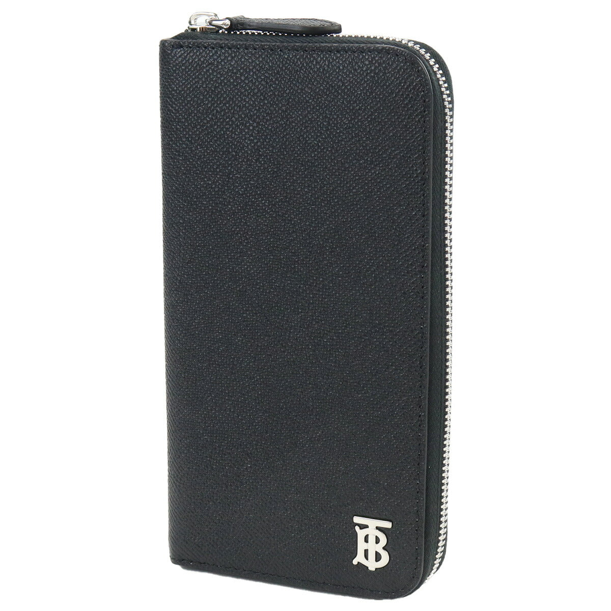 バーバリー 長財布ラウンドファスナー メンズ レザー イタリア 8062696 BLACK ブラック 財布 BUR8062696011