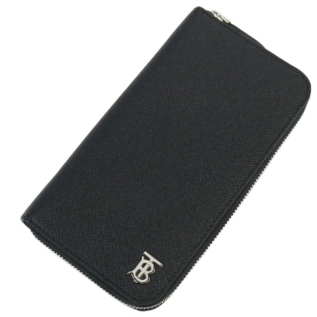 バーバリー 長財布ラウンドファスナー メンズ レザー イタリア 8062696 BLACK ブラック 財布 BUR8062696011