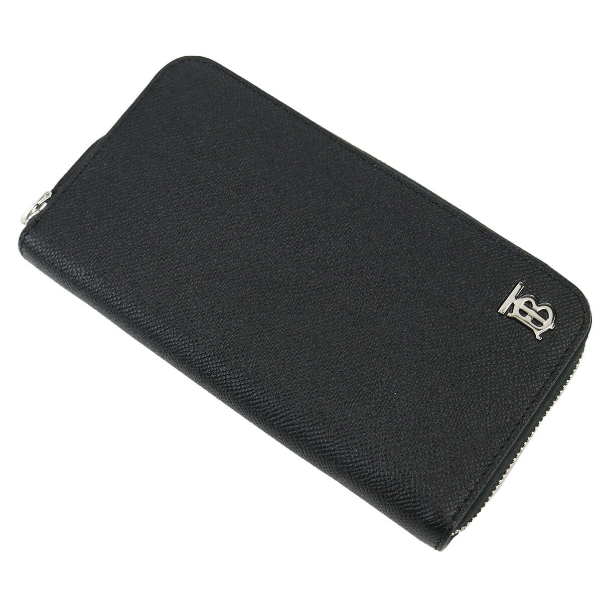バーバリー 長財布ラウンドファスナー メンズ レザー イタリア 8062696 BLACK ブラック 財布 BUR8062696011