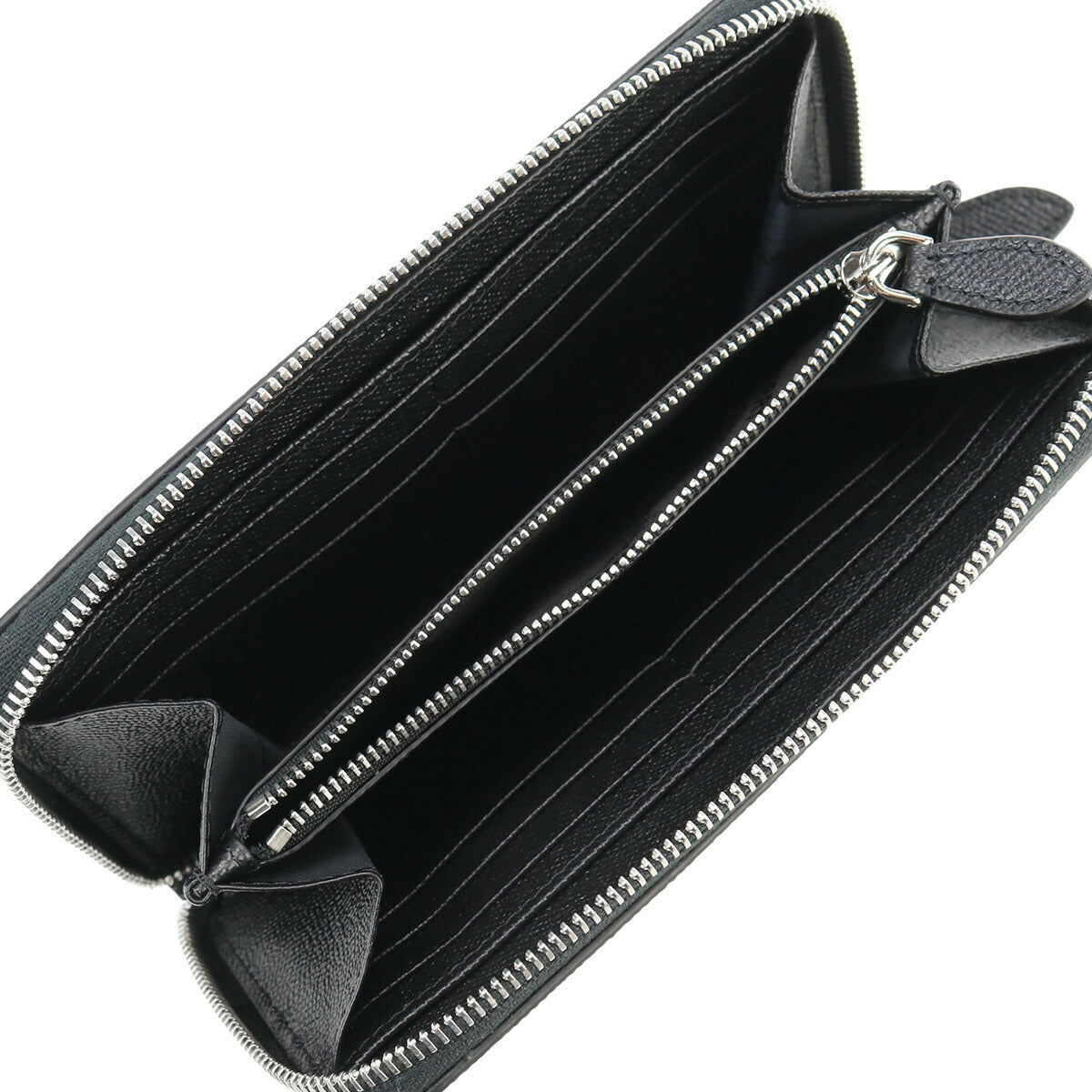 バーバリー 長財布ラウンドファスナー メンズ レザー イタリア 8062696 BLACK ブラック 財布 BUR8062696011