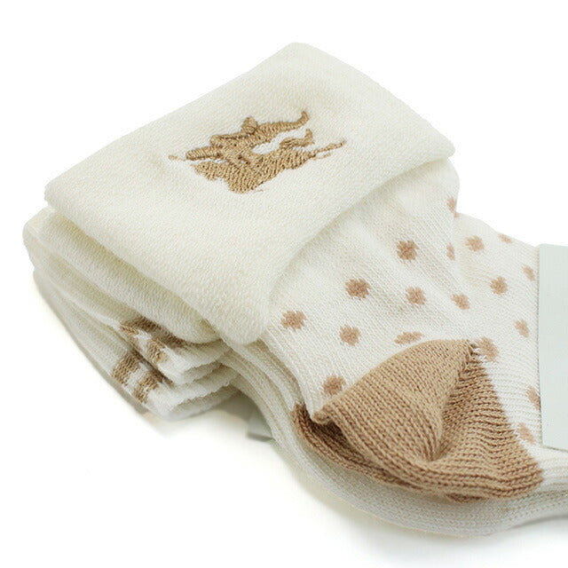 バーバリー ソックス ベビー ブランド BURBERRY イタリア 8079697 IVORY IP PAT ベージュ系 ウェア 選べるモデル BUR8079697A