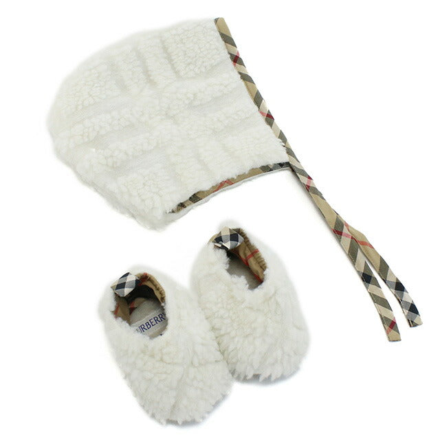バーバリー ボンネット ベビー ブランド BURBERRY タイ 8084136 SALT IP CHECK ホワイト系 帽子 選べるモデル BUR8084136A