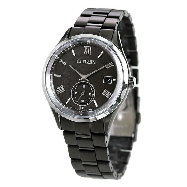 シチズン メンズ 腕時計 ブランド エコドライブ ソーラー日本製 カレンダー BV1125-97H CITIZEN グレー 時計 BV1125-97H