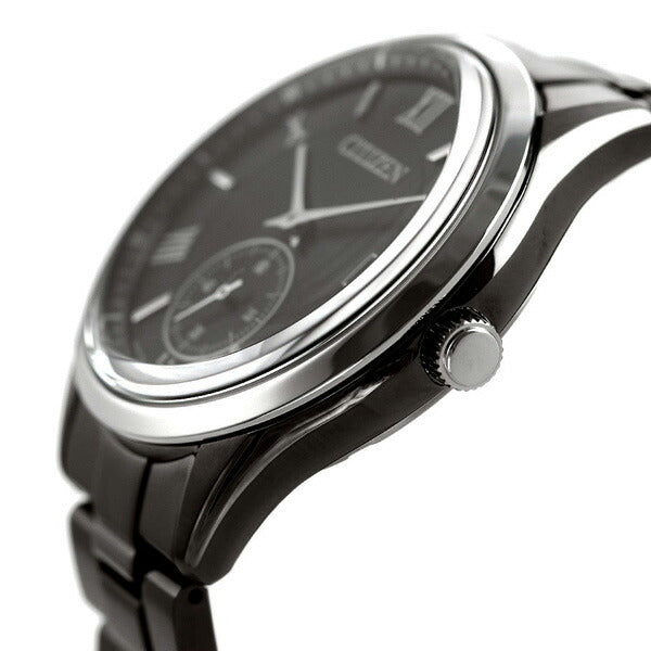 シチズン メンズ 腕時計 ブランド エコドライブ ソーラー日本製 カレンダー BV1125-97H CITIZEN グレー 時計 BV1125-97H