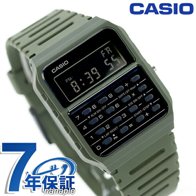カシオ CASIO クォーツ 電池式 CA-53WF-3B クラシック チプカシ ユニセックス メンズ レディース 腕時計 ブランド カシオ casio デジタル ブラック グリーン 黒 CA-53WF-3BDF