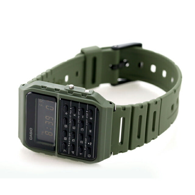 カシオ CASIO クォーツ 電池式 CA-53WF-3B クラシック チプカシ ユニセックス メンズ レディース 腕時計 ブランド カシオ casio デジタル ブラック グリーン 黒 CA-53WF-3BDF