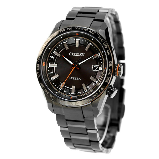 シチズン アテッサ 光発電エコ・ドライブ電波時計 腕時計 ブランド メンズ チタン 電波ソーラー CITIZEN ATTESA CB0286-61E CB0286-61E
