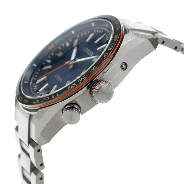 シチズン アテッサ 光発電エコ・ドライブ電波時計 腕時計 ブランド メンズ チタン 電波ソーラー CITIZEN ATTESA CB0287-68L CB0287-68L