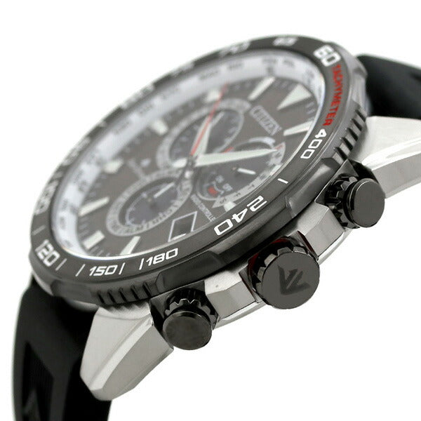 シチズン メンズ 腕時計 ブランド エコドライブ ソーラー電波 20気圧防水 CB5036-10X CITIZEN プロマスター ブラック CB5036-10X