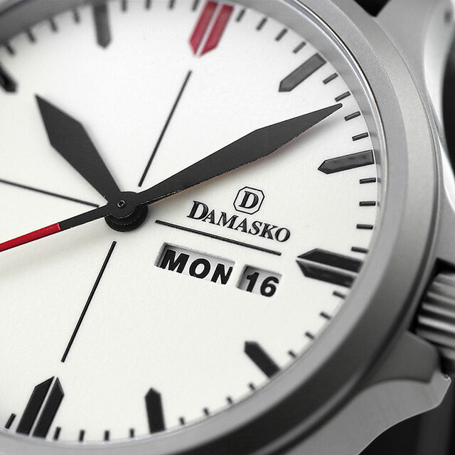 ダマスコ クラシック スリーハンド 自動巻き 腕時計 ブランド メンズ DAMASKO DA35 L アナログ ホワイト ブラック 黒 ドイツ製 DA35-L