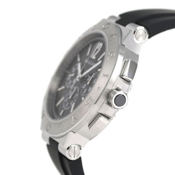 ブルガリ 時計 ディアゴノ 41mm メンズ DG41BSVDCH-SET-BLK 自動巻き 機械式 腕時計 ブランド 新品 DG41BSVDCH-SET-BLK