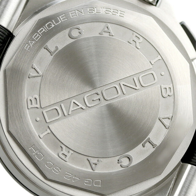 ブルガリ 時計 ディアゴノ 42mm クロノグラフ DG42BSCVDCH 腕時計 ブランド ブラック メンズ DG42BSCVDCH