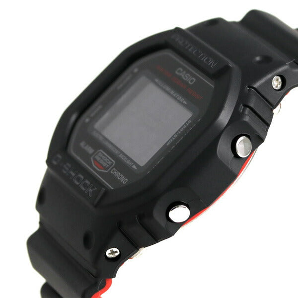 gショック ジーショック G-SHOCK ブラック&レッド アラーム メンズ 腕時計 ブランド DW-5600HR-1DR カシオ DW-5600HR-1DR