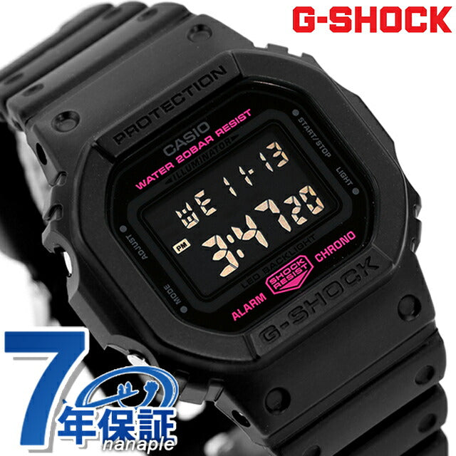 gショック ジーショック G-SHOCK クォーツ 電池式 DW-5600PK-1 デジタル 5600シリーズ メンズ 腕時計 ブランド カシオ casio DW-5600PK-1DR