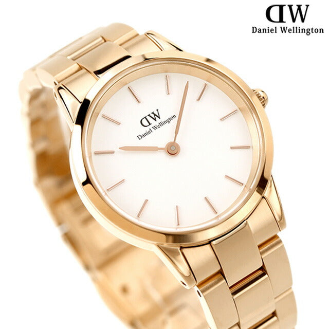 ダニエルウェリントン ICONIC LINK クオーツ 腕時計 ブランド レディース DANIEL WELLINGTON DW00100213 アナログ ゴールド 成人祝い プレゼント ギフト DW00100213