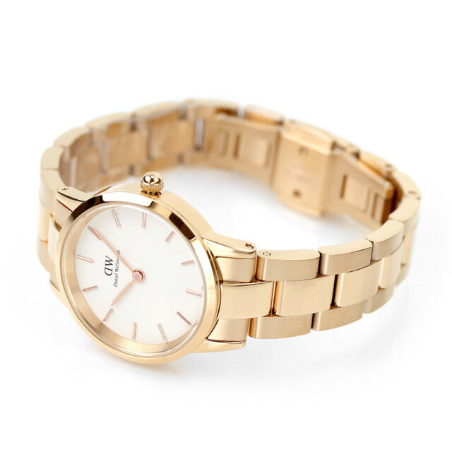 ダニエルウェリントン ICONIC LINK クオーツ 腕時計 ブランド レディース DANIEL WELLINGTON DW00100213 アナログ ゴールド 成人祝い プレゼント ギフト DW00100213