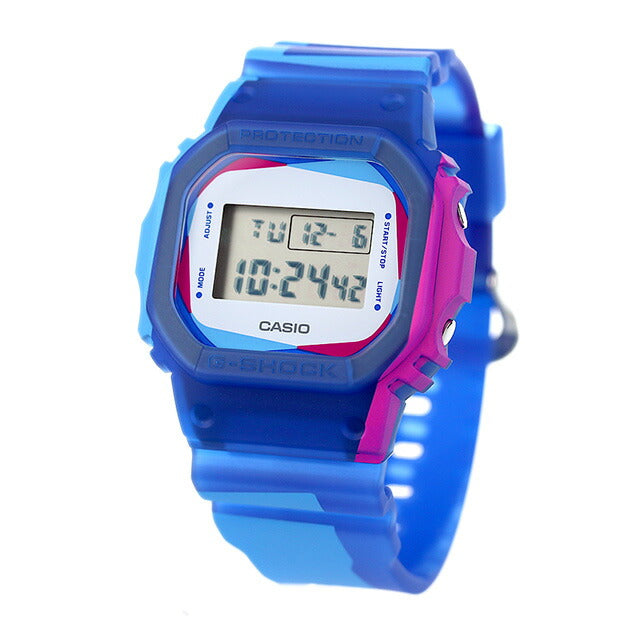 gショック ジーショック G-SHOCK クオーツ DWE-5600PR-2 5600 替えベルト 替えベゼル メンズ 腕時計 ブランド デジタル マルチカラー ブルー カシオ DWE-5600PR-2DR