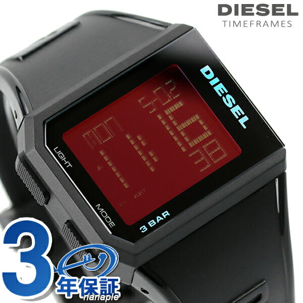 ディーゼル 時計 チョップド 38mm クオーツ メンズ レディース 腕時計 ブランド DZ1971 レッド ブラック DZ1971