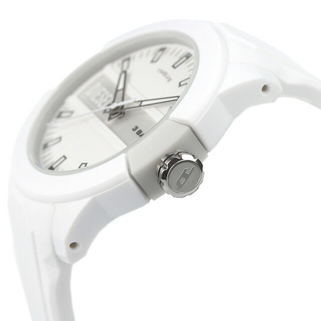 ディーゼル 時計 ダブルアップ 43mm クオーツ メンズ 腕時計 ブランド DZ1981 ホワイト DZ1981