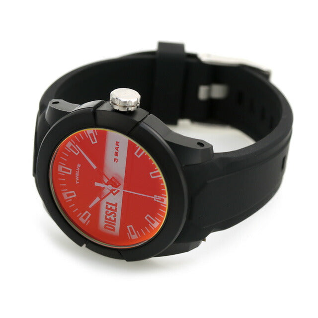 ディーゼル 時計 ダブルアップ 43mm クオーツ メンズ 腕時計 ブランド DZ1982 ブラック DZ1982