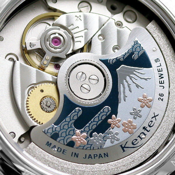 ケンテックス 腕時計 ブランド エスパイ アクティブ 2 41mm マルチファンクション 日本製 メンズ 時計 E546M-08 シルバー E546M-08