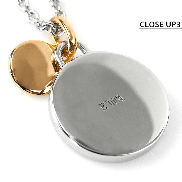 エンポリオ アルマーニ ネックレス EMPORIO ARMANI ペンダント シルバー925 レディース EG3374040 シルバー ピンクゴールド アクセサリー EG3374040