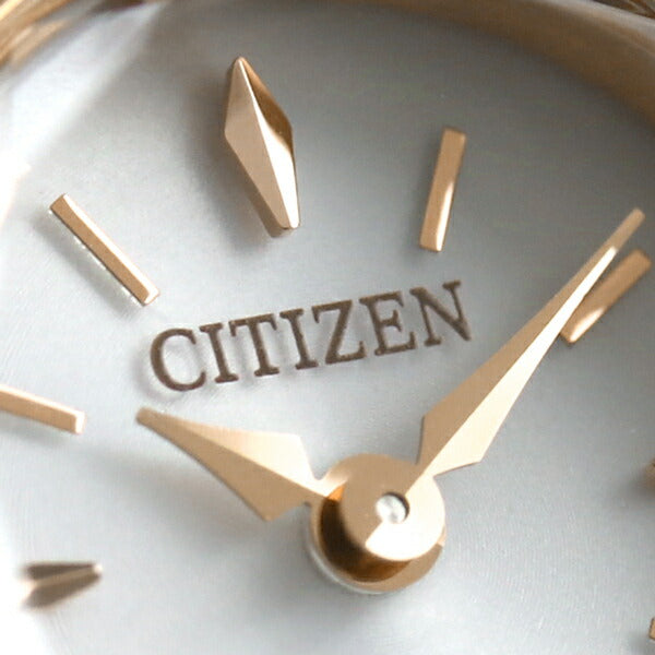 シチズン キー ソーラー エコドライブ レディース 腕時計 ブランド EG7082-66A CITIZEN シルバー ピンクゴールド EG7082-66A