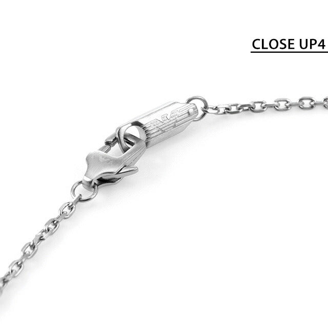 エンポリオ アルマーニ ネックレス EMPORIO ARMANI ペンダント ステンレススチール ドッグタグ メンズ EGS2724040 ブラック シルバー アクセサリー EGS2724040