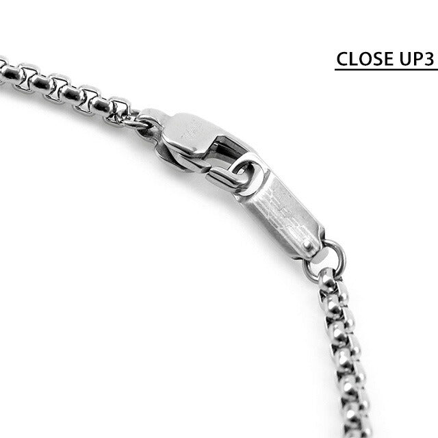 エンポリオ アルマーニ ネックレス EMPORIO ARMANI ペンダント メンズ EGS2919040 ブラック シルバー アクセサリー EGS2919040