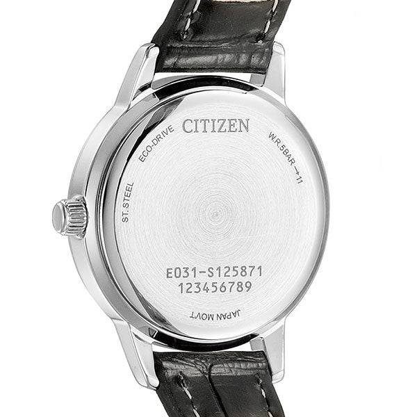 シチズン エコドライブ ソーラー レディース 腕時計 ブランド EM0930-15A CITIZEN ホワイト ブラック EM0930-15A