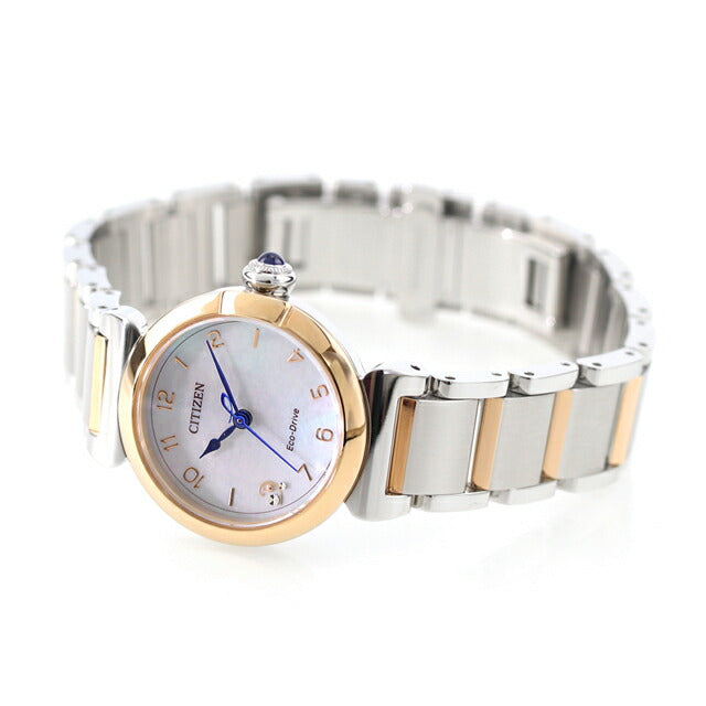 シチズン エル ROUND collection 光発電エコドライブ 腕時計 ブランド レディース ソーラー CITIZEN L EM1136-87D アナログ シェル ピンクゴールド EM1136-87D