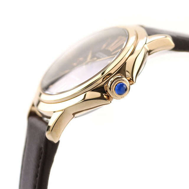 シチズン エル ROUND Collection 光発電エコドライブ 腕時計 ブランド レディース ソーラー CITIZEN L EM1163-09X アナログ ブラウン EM1163-09X