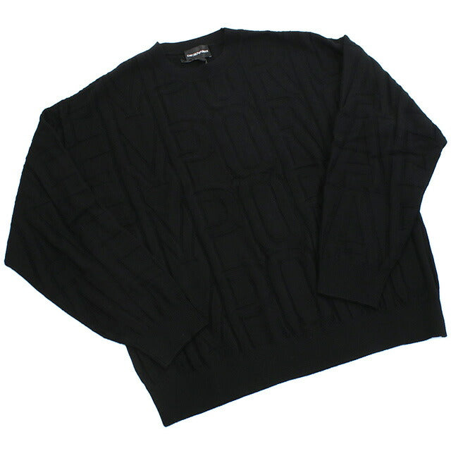 エンポリオ・アルマーニ ニット メンズ ブランド EMPORIO ARMANI 6R1MX4 BLACK ブラック ウェア 選べるモデル EMA6R1MX4A
