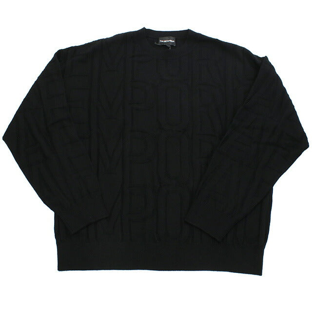 エンポリオ・アルマーニ ニット メンズ ブランド EMPORIO ARMANI 6R1MX4 BLACK ブラック ウェア 選べるモデル EMA6R1MX4A