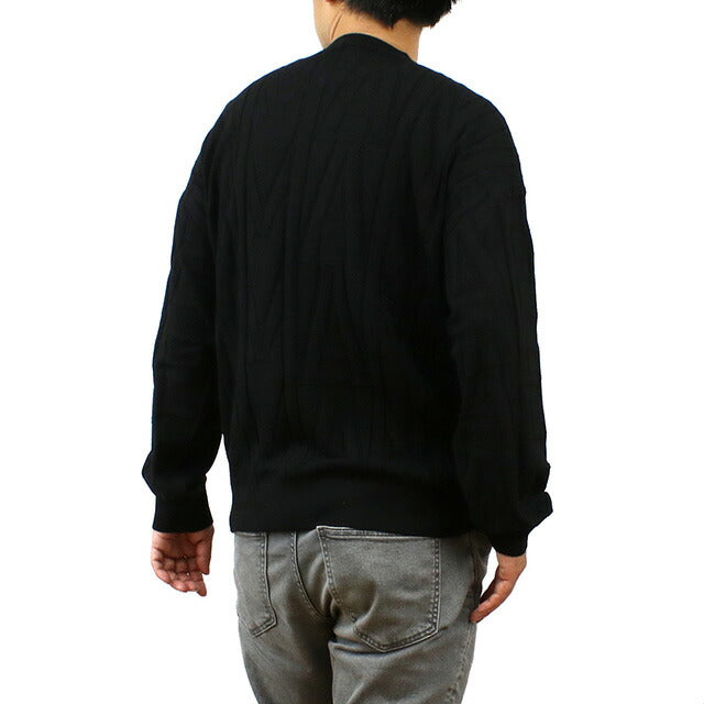 エンポリオ・アルマーニ ニット メンズ ブランド EMPORIO ARMANI 6R1MX4 BLACK ブラック ウェア 選べるモデル EMA6R1MX4A