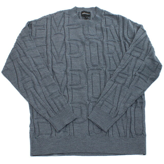 エンポリオ・アルマーニ ニット メンズ ブランド EMPORIO ARMANI 6R1MX4 GR グレー系 ウェア 選べるモデル EMA6R1MX4B
