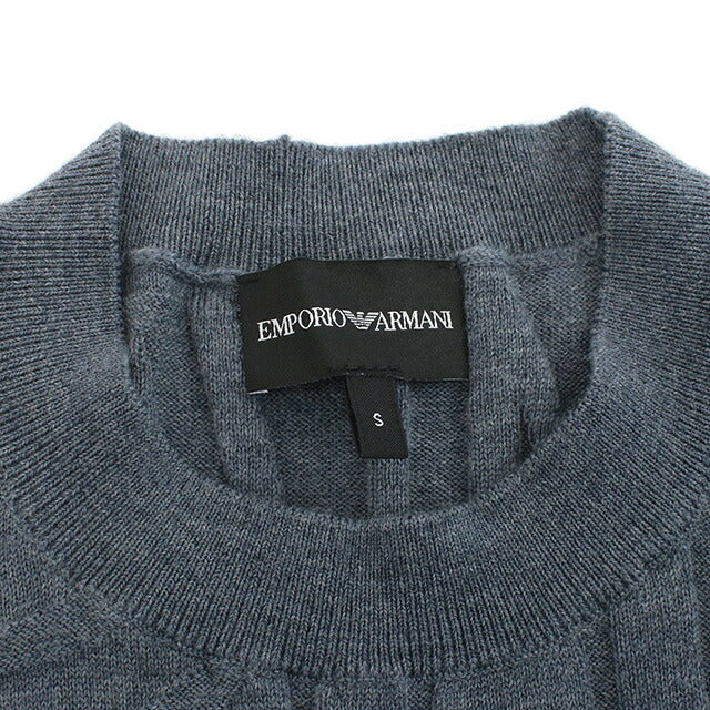 エンポリオ・アルマーニ ニット メンズ ブランド EMPORIO ARMANI 6R1MX4 GR グレー系 ウェア 選べるモデル EMA6R1MX4B
