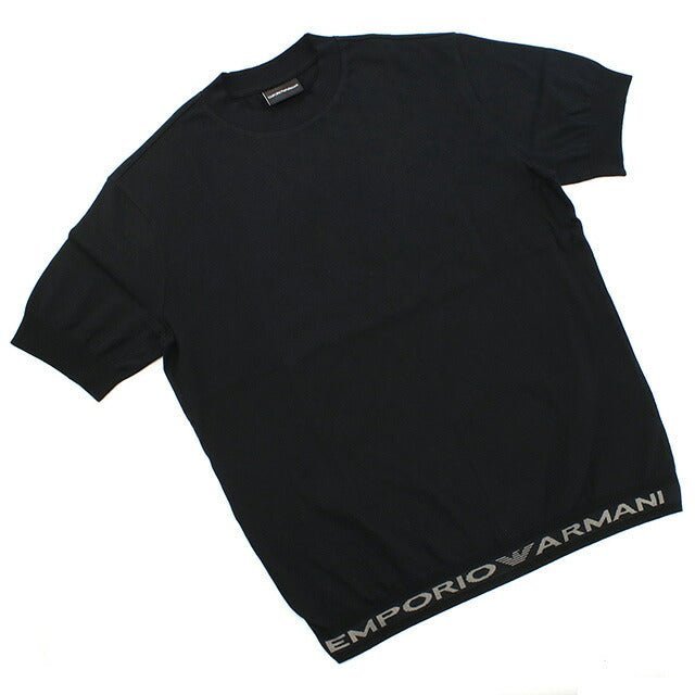 エンポリオ・アルマーニ Tシャツ メンズ ブランド EMPORIO ARMANI 6R1TEB BLACK ブラック ウェア 選べるモデル EMA6R1TEBA
